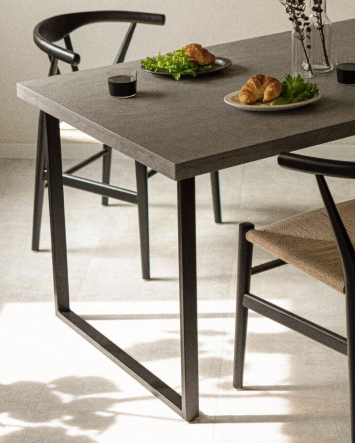 Concrete Square Table